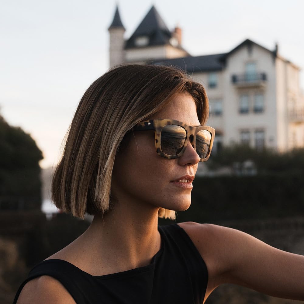 Electric Visual - Crasher 53 Sunglasses | Polarized UV Protection for Men & Women | Perfect for Outdoor Sports, Driving & Beach Activities