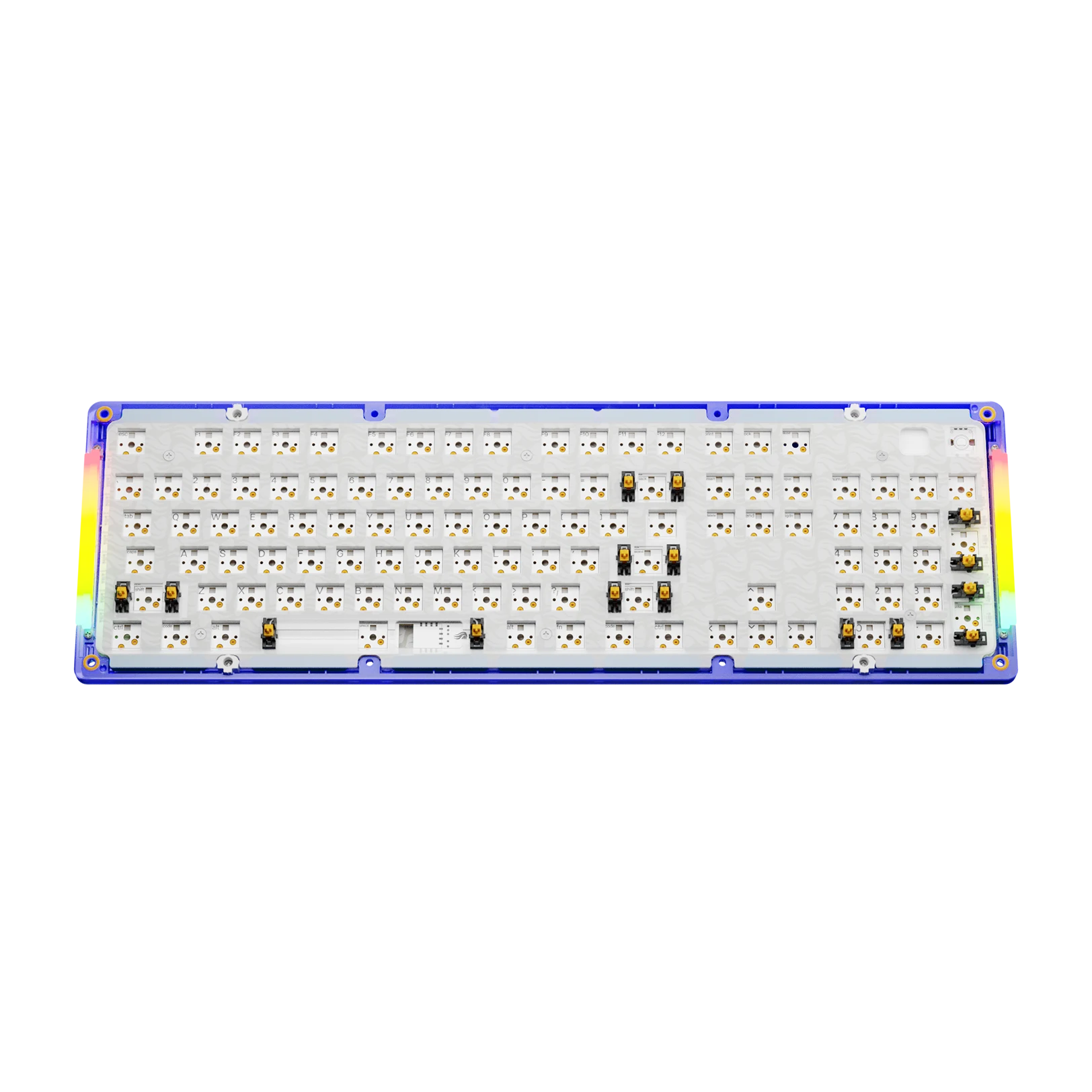 GMMK 3 Mechanical Keyboard Bottom Case - EXO Purple Plastic Replacement Part for Gaming & Typing Enthusiasts | Perfect for Keyboard Modding & Custom Builds
