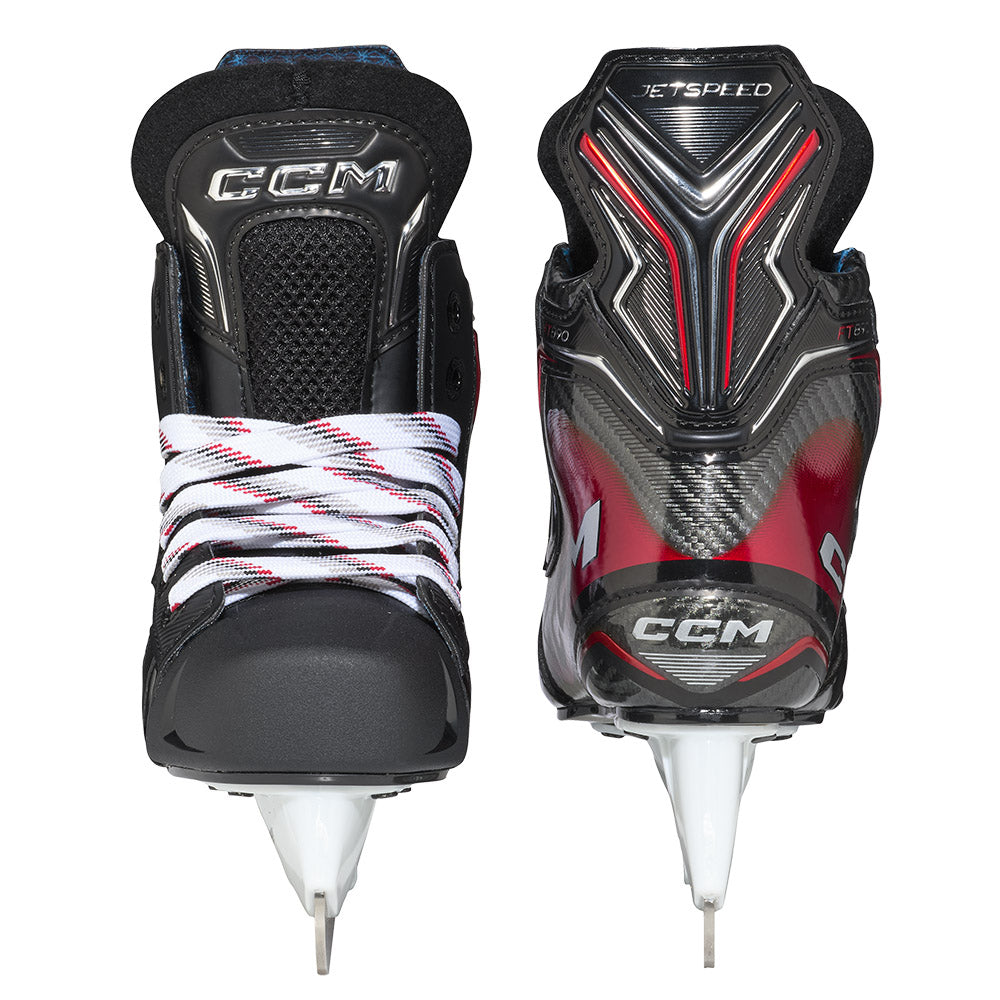 CCM Jetspeed FT890 Youth Ice Hockey Skates - Lightweight Performance Skates for Kids - Perfect for Ice Hockey Training & Games
