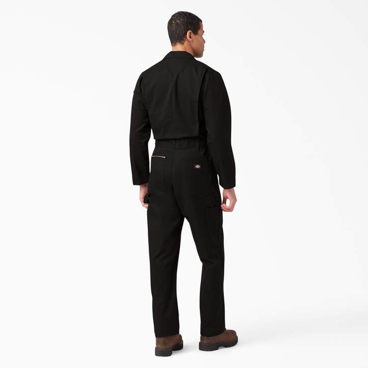 Dickies Men's Deluxe Blended Long Sleeve Coveralls - Durable Work Jumpsuit for Mechanics, Painters & Construction Workers | Heavy-Duty Cotton-Polyester Blend for Comfort & Protection