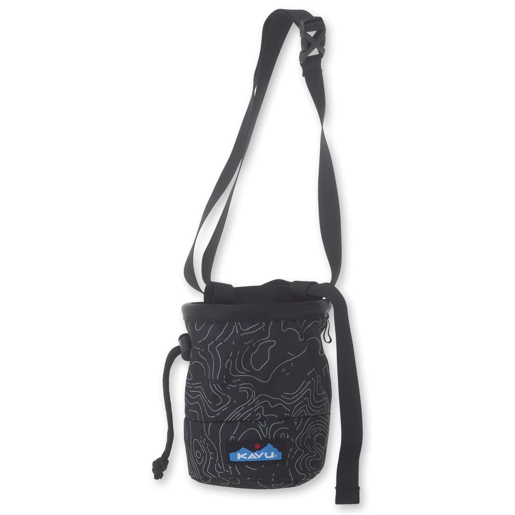 KAVU Peak Seeker Chalk Bag for Rock Climbing, Gymnastics & Weightlifting - Durable Chalk Pouch for Bouldering, Powerlifting & Fitness Training