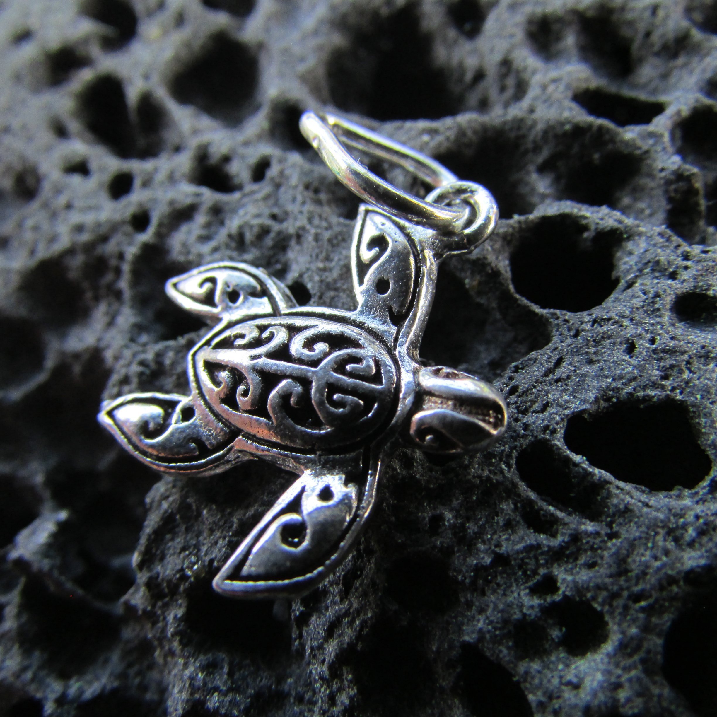 Handmade Sterling Silver Turtle Necklace Pendant - Unique Ocean & Beach Jewelry Gift for Women | Perfect for Beach Vacations, Summer Outfits & Nature Lovers