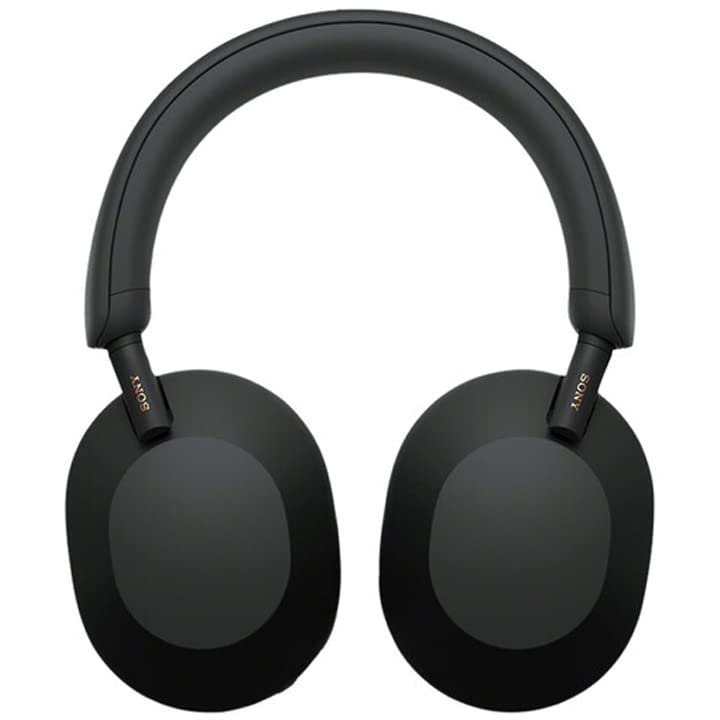 Sony WH-1000XM5 Wireless Noise Cancelling Over-Ear Headphones with Premium Case - Black (Renewed) | Perfect for Travel, Work & Music Lovers