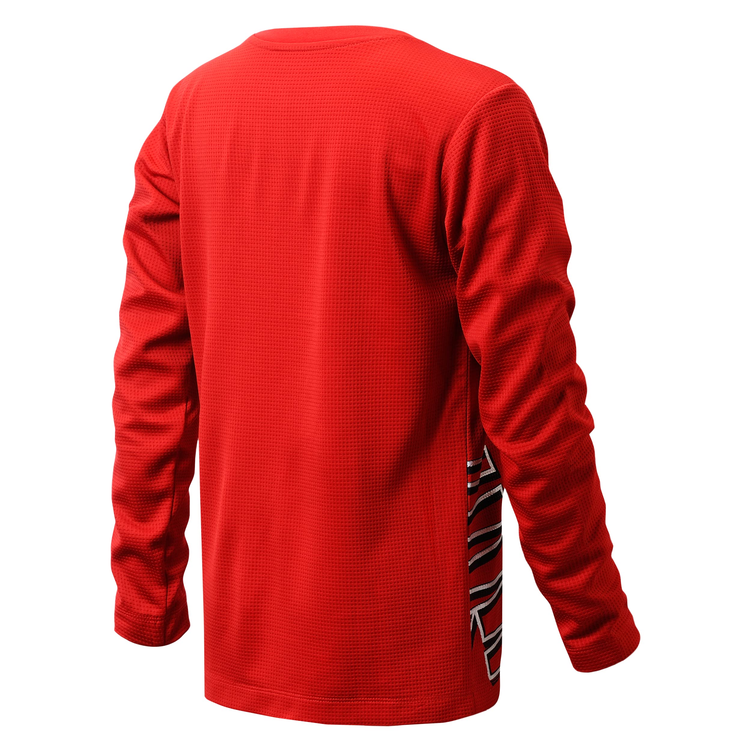 New Balance Boys' Thermal Waffle Knit Long Sleeve T-Shirt | Size 4-20 | Warm Winter Base Layer for Kids Outdoor Activities & School Wear