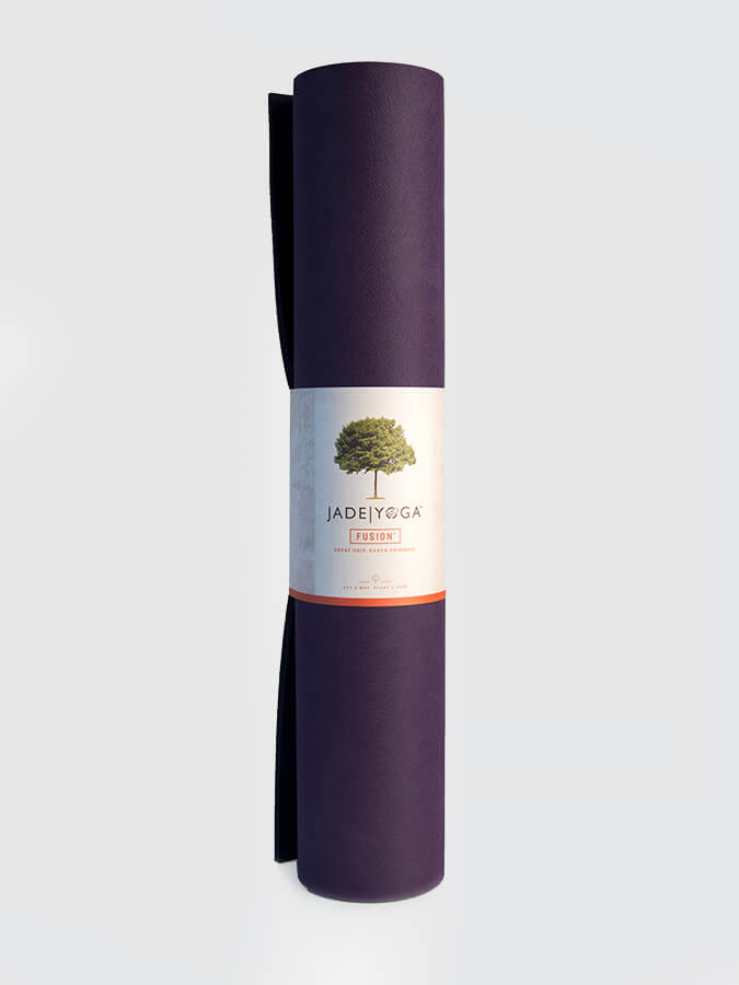 Premium Jade Yoga Fusion 74 Non-Slip Yoga & Pilates Mat - 8mm Thick, Eco-Friendly, Extra Cushioning for Comfort - Ideal for Home Workouts, Studio Classes & Hot Yoga Sessions