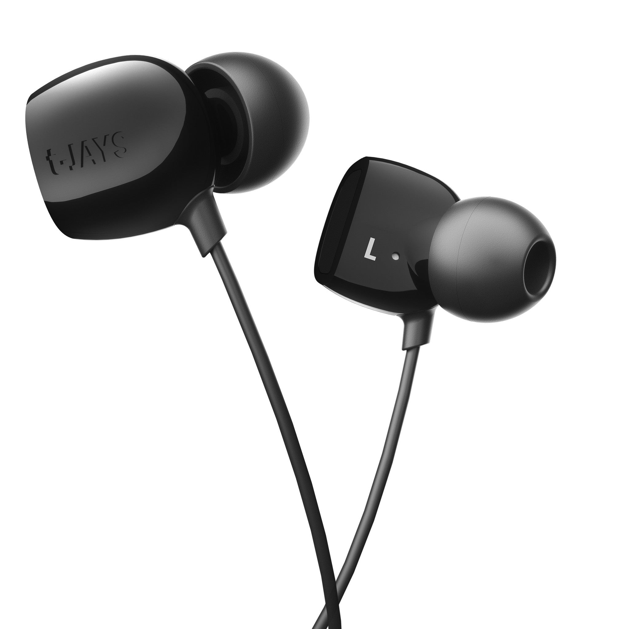 JAYS T-JAYS Premium In-Ear Headphones with High-Quality Sound for Music, Gaming & Travel - Comfortable & Durable Earphones for Commuters, Students & Audiophiles