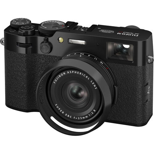 FUJIFILM X100VI Digital Camera 40.2MP APS-C Mirrorless Camera with 23mm F2 Lens - Black | Compact Travel & Street Photography Camera for Professionals & Enthusiasts