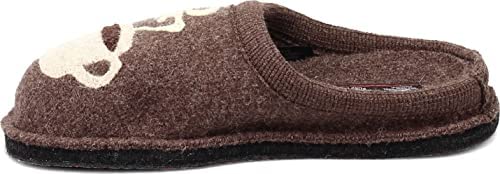 HAFLINGER Unisex Wool Slippers for Men & Women - Cozy Indoor/Outdoor House Shoes for Winter Comfort & Warmth - Perfect for Home, Office, and Relaxation