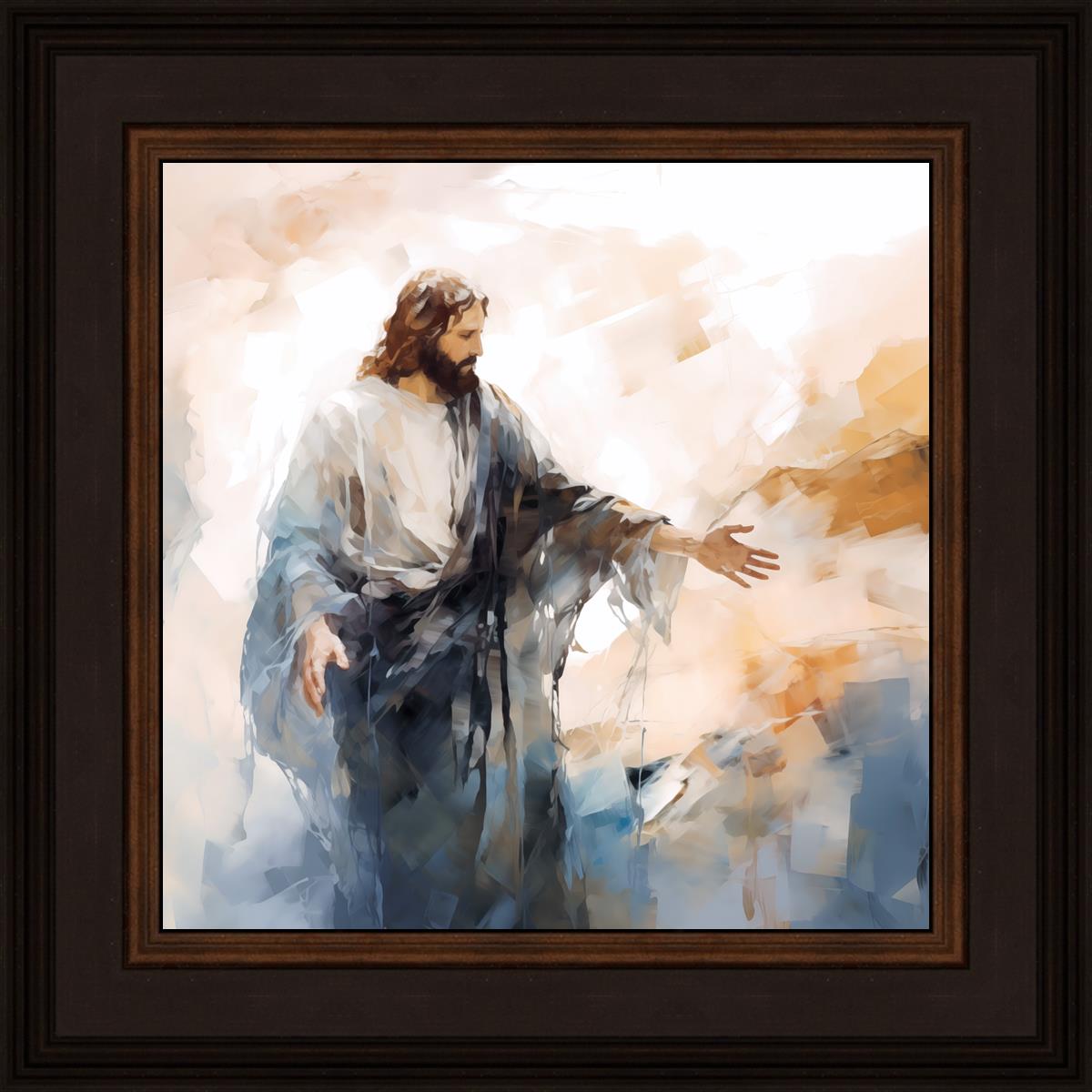 Come Unto Me By Gabriel Heaton - Inspirational Christian Wall Art for Home & Church Decor | Perfect for Living Room, Bedroom & Office