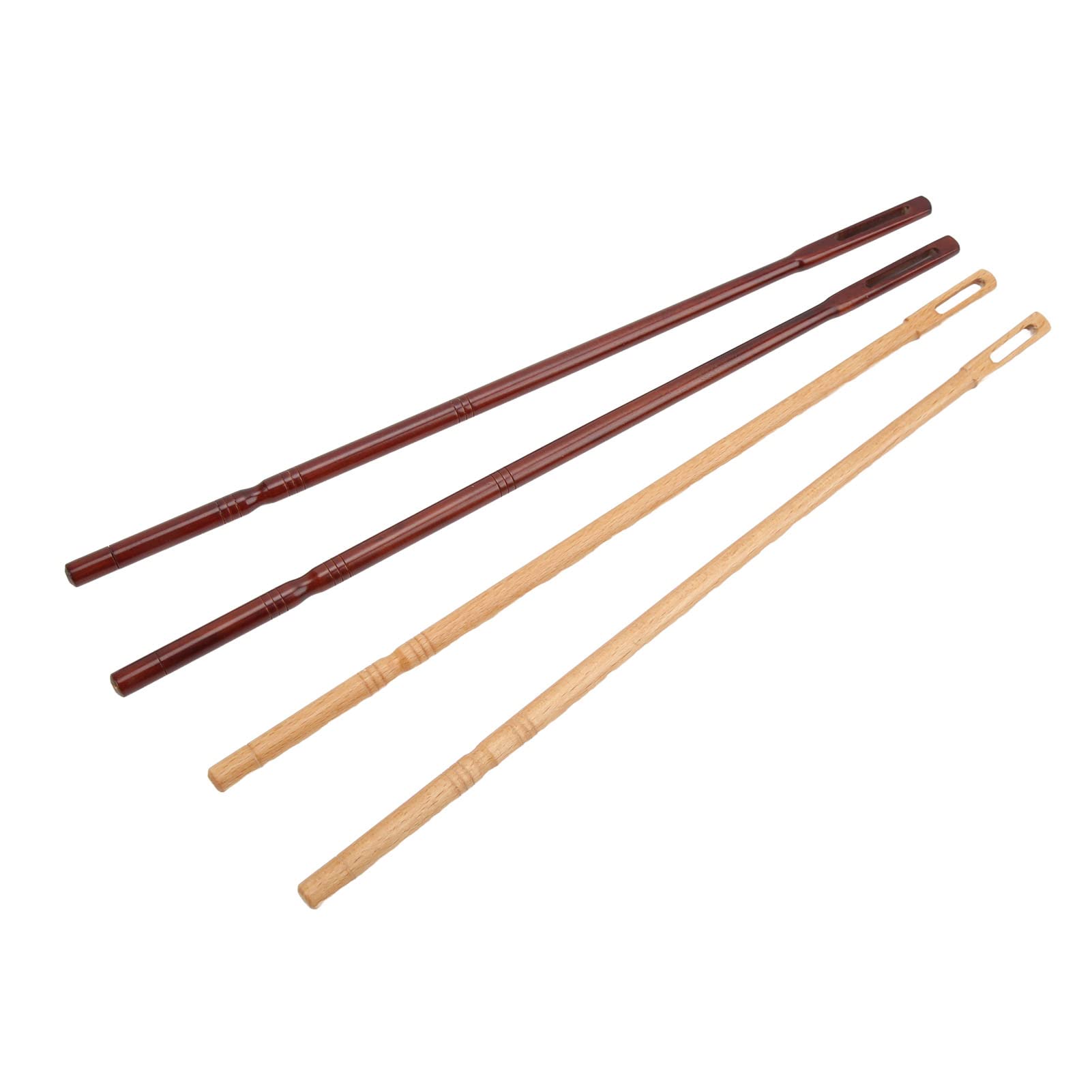 4-Piece Maple Wood Flute Cleaning Rod Kit - Wind Instrument Cleaning Sticks for Flute, Clarinet & Woodwind Accessories - Perfect for Musicians & Band Maintenance