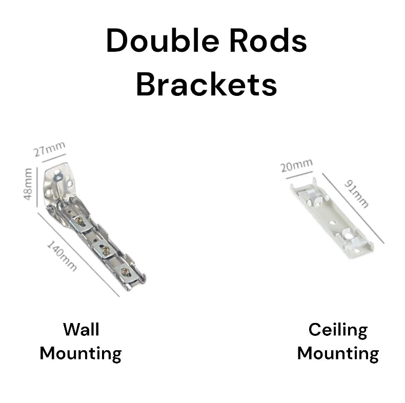 Flexible Curved Curtain Track - Bendable & Adjustable for Bay Windows - Perfect for Living Rooms, Bedrooms & Drapes Installation