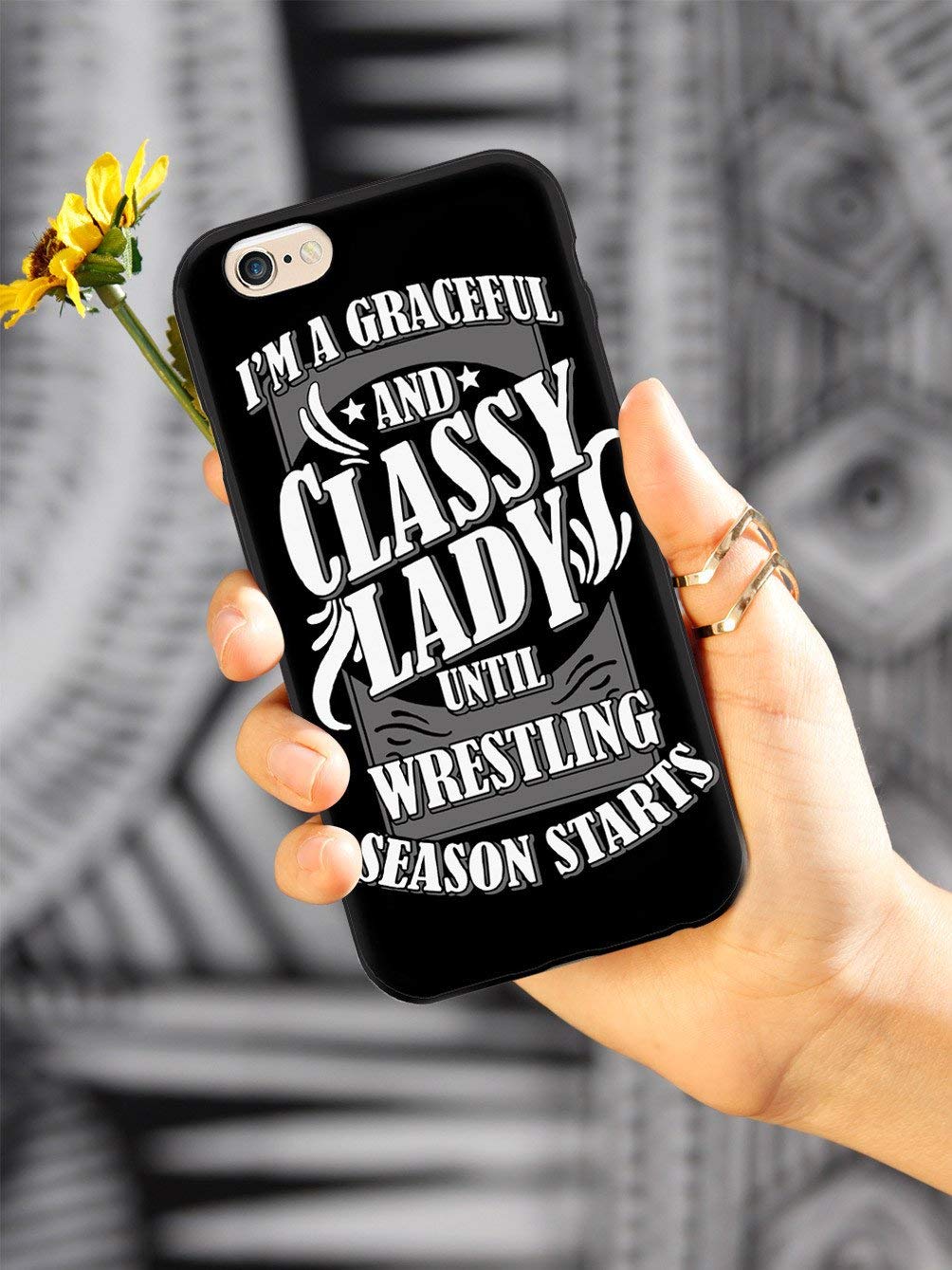 Stylish Black Phone & Tablet Case - Elegant Design for Women - Perfect for Work, Travel, and Everyday Use