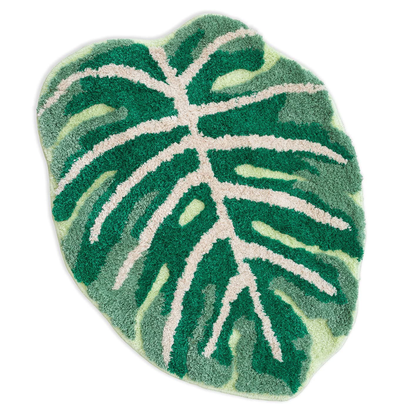 Non-Slip Monstera Leaf Bath Mat & Kitchen Rug - 32