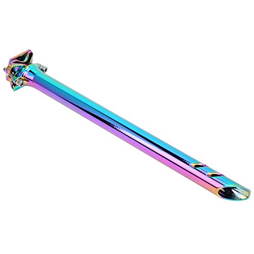 Lightweight CNC Aluminum Alloy 400MM Bike Seatpost - Adjustable MTB/Road Bike Saddle Post (27.2x400mm) for Mountain, Road & BMX Bikes | Perfect for Commuting, Trail Riding & Urban Cycling
