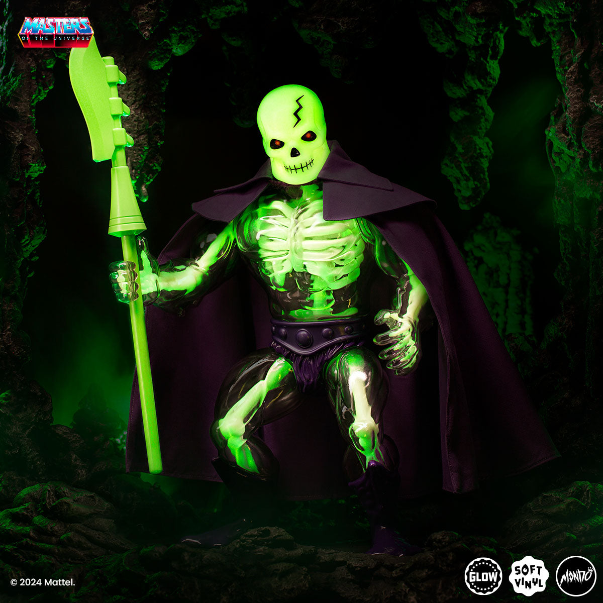 Masters of the Universe Scareglow Soft Vinyl Figure - Limited Timed Edition Collectible Toy for Display & Gift Giving