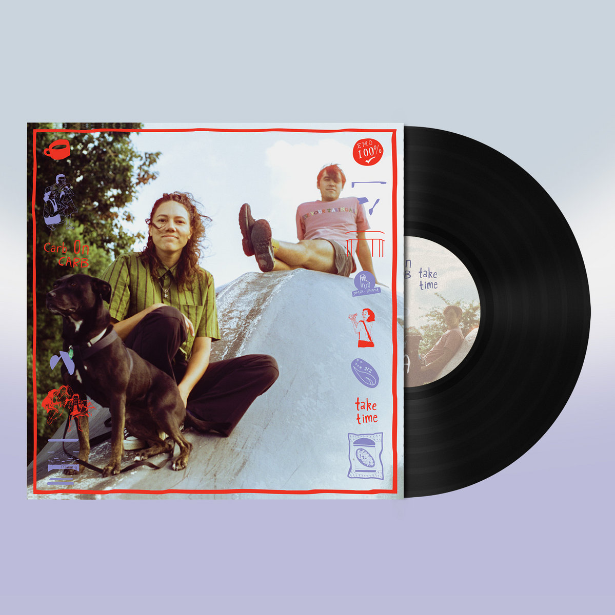 Take Time by Carb On Carb - Indie Rock Vinyl LP for Music Lovers & Collectors | Perfect for Relaxing Evenings & Vinyl Collections