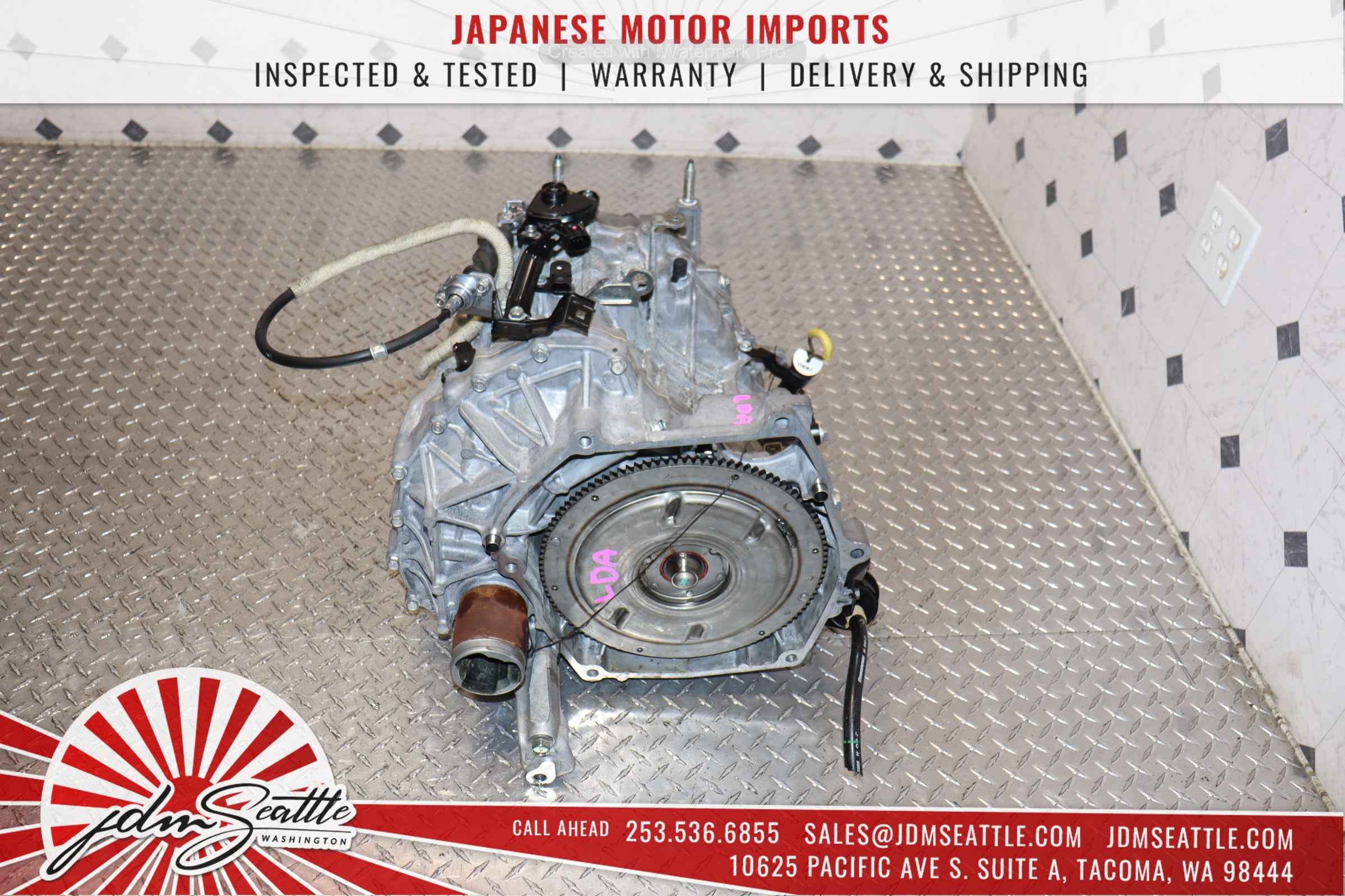 JDM 10-11 Honda Insight Hybrid CVT Automatic Transmission LDA MF6 - Replacement Part for Smooth Gear Shifting & Fuel Efficiency Upgrade