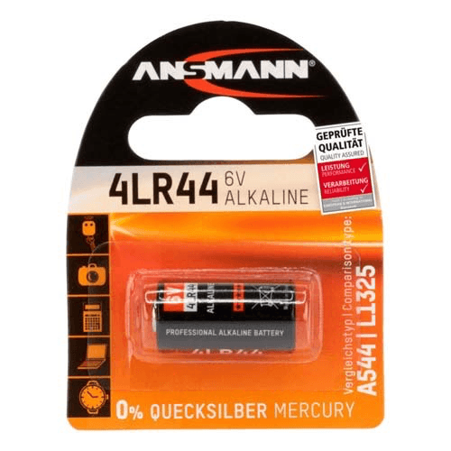 Ansmann PX28 / A544 / 4LR44 6V Alkaline Battery - Long-Lasting Power for Cameras, Toys & Medical Devices