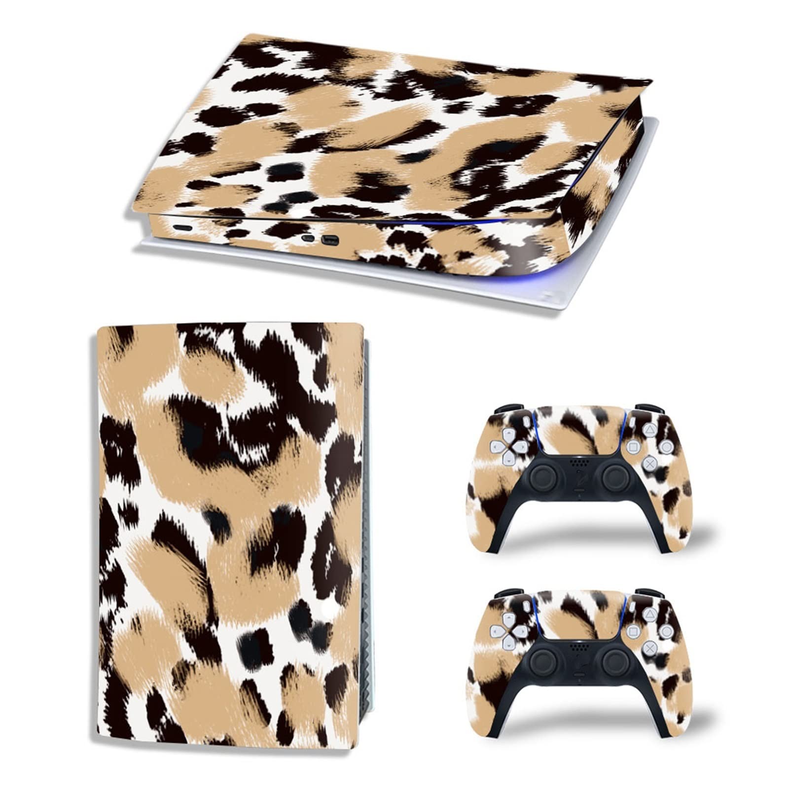 Anime PS5 Digital Edition Vinyl Skin Decal - Scratch-Resistant Console & 2 Controller Covers - Bubble-Free Application for Gaming Setup & Protection