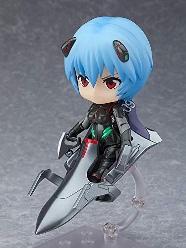Good Smile Rebuild of Evangelion: Rei Ayanami [Tentative Name] (Plugsuit Version) Nendoroid Action Figure - Anime Collectible, Multicolor - Perfect for Display, Cosplay, and Evangelion Fans