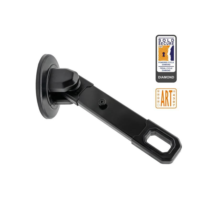 Hiplok AX1000 Heavy Duty Anti-Theft Bike Lock - Angle Grinder Resistant Anchor & Arm - Secure Bicycle, Motorcycle, Scooter Parking & Storage