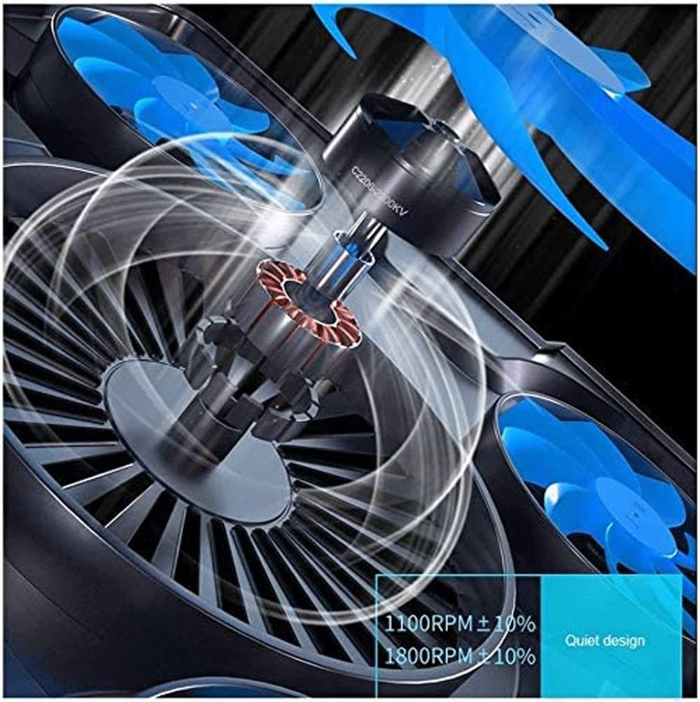 Best Laptop Cooling Pad with LED Lights - USB-Powered Quiet Cooling Fan for Gaming Laptops - Adjustable & Stable Laptop Stand - Perfect for Office Work, Gaming & Home Use