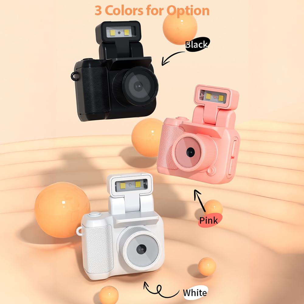 Andoer Mini Digital Camera 1080P HD - 1.44 Inch Compact Camera with 90° Rotatable Flash, Rechargeable Portable Camera for Kids, Beginners & Adults - Perfect for Travel, Birthday Gifts & Everyday Photography