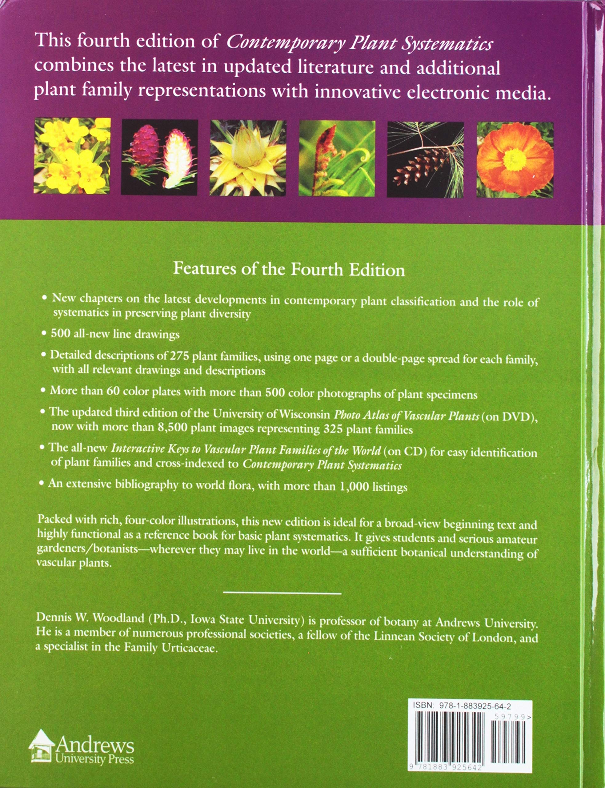 Contemporary Plant Systematics Textbook - Modern Botanical Classification Guide for Students & Researchers | Perfect for Botany Studies, Plant Identification & Scientific Research