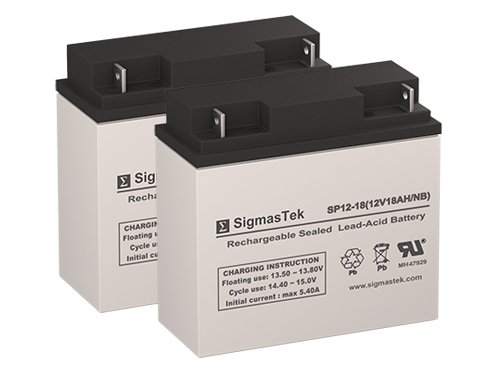 Elgar SPF550-2 UPS Replacement Batteries - 2 Pack - Compatible with Backup Power Supply Systems - Perfect for Home Office & Server Room Power Protection
