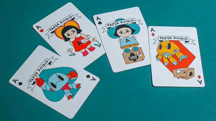 Bicycle Paper Royals Playing Cards - Premium Poker Deck for Card Games, Magic Tricks & Collectibles | Ideal for Poker Nights, Cardistry & Gift Giving
