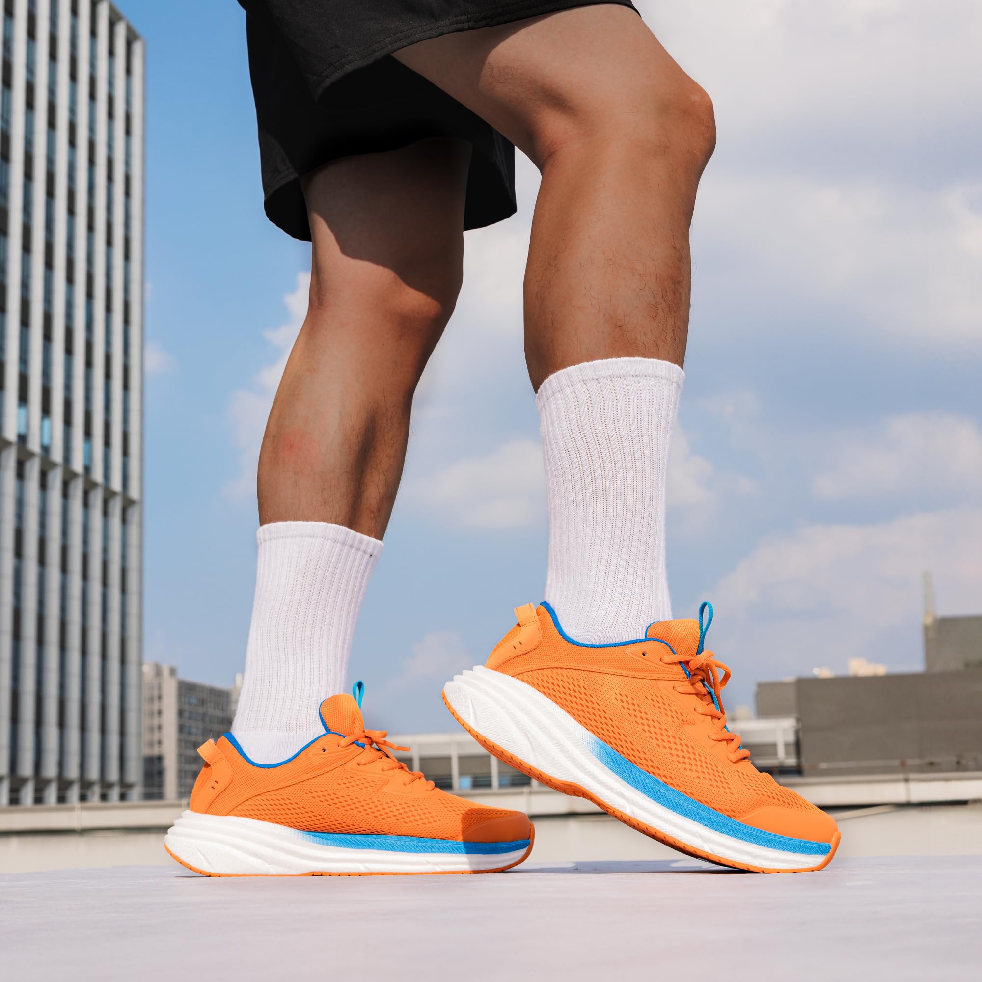 NORTIV 8 Men's Running Shoes - Lightweight Walking Tennis Sneakers with FlexLife Comfort Technology, Non-Slip Cushioned Gym Shoes for Workout, Jogging & Cross Training | Perfect for Gym, Outdoor Sports & Daily Wear