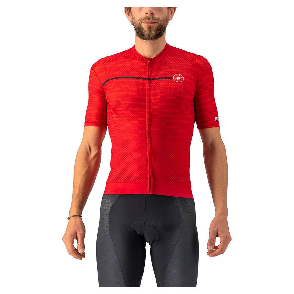 CASTELLI Men's Insider Bike Jersey - Cycling Short Sleeve Performance Shirt for Road & Mountain Biking - Breathable & Moisture-Wicking for Comfortable Rides