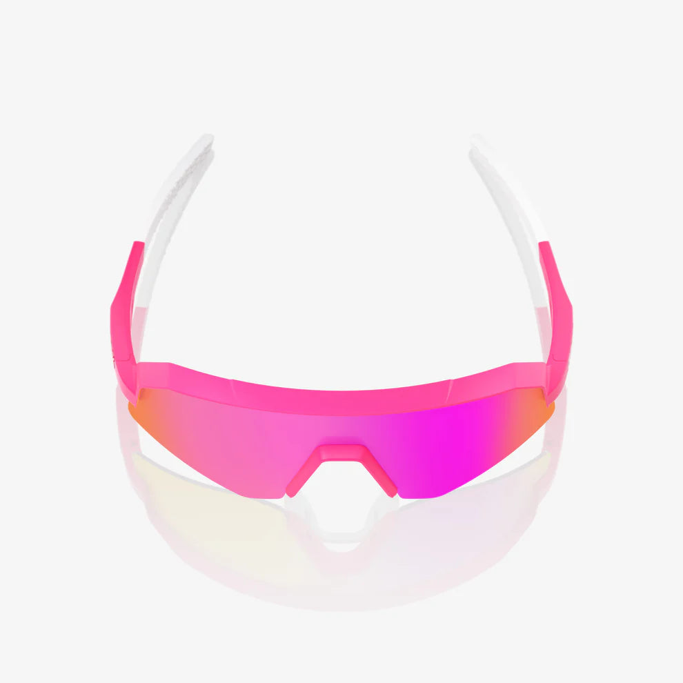 SLENDALE Youth 100% UV Protection Sunglasses - Pitaya HiPER Vital Pink Mirror Lens for Women & Men - Perfect for Beach, Driving & Outdoor Activities