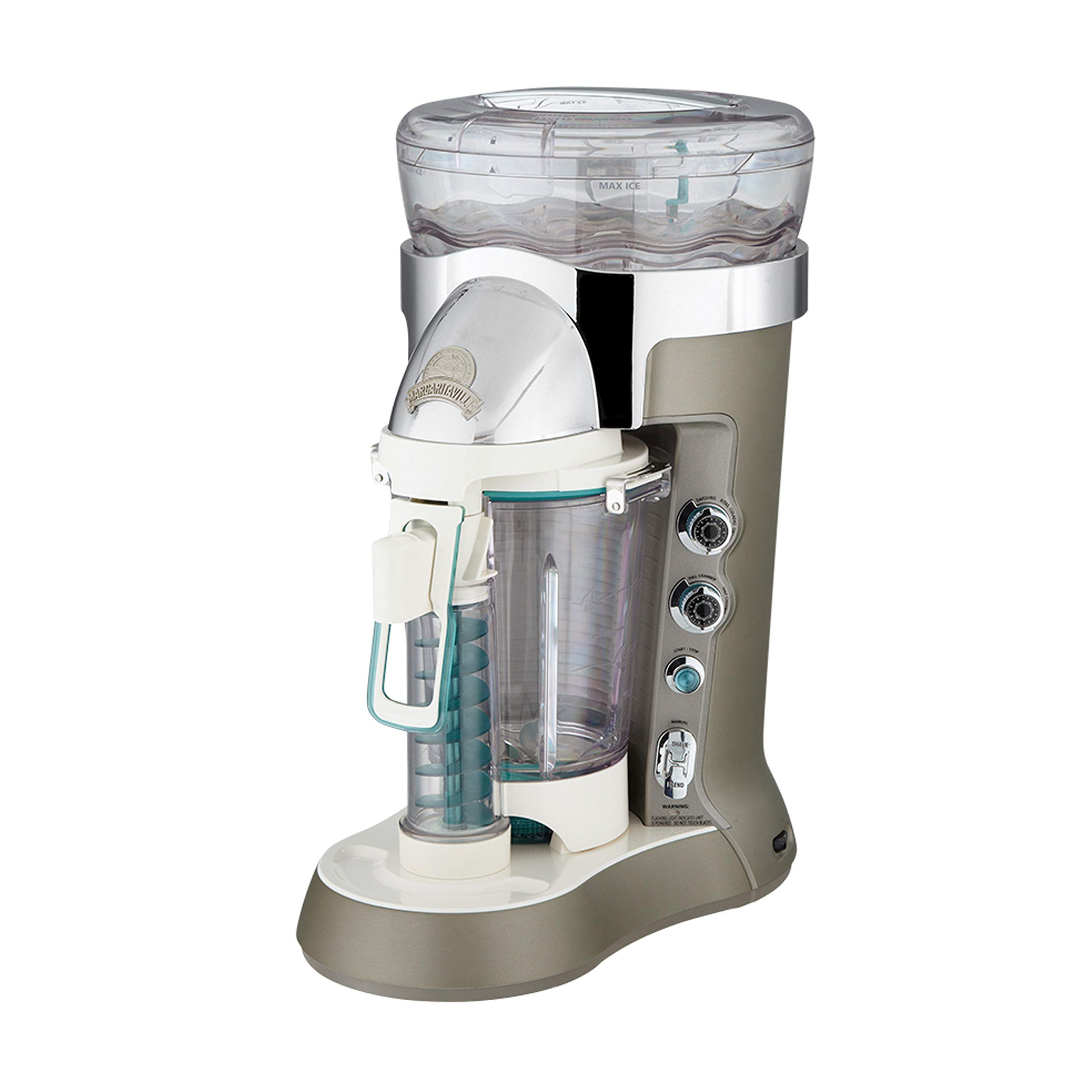 Margaritaville Bali Frozen Drink Maker Machine - 60 oz. Jar, Self-Dispensing Lever for Margaritas, Daiquiris, Coladas & Smoothies - Perfect for Parties, BBQs & Summer Gatherings (Grey)
