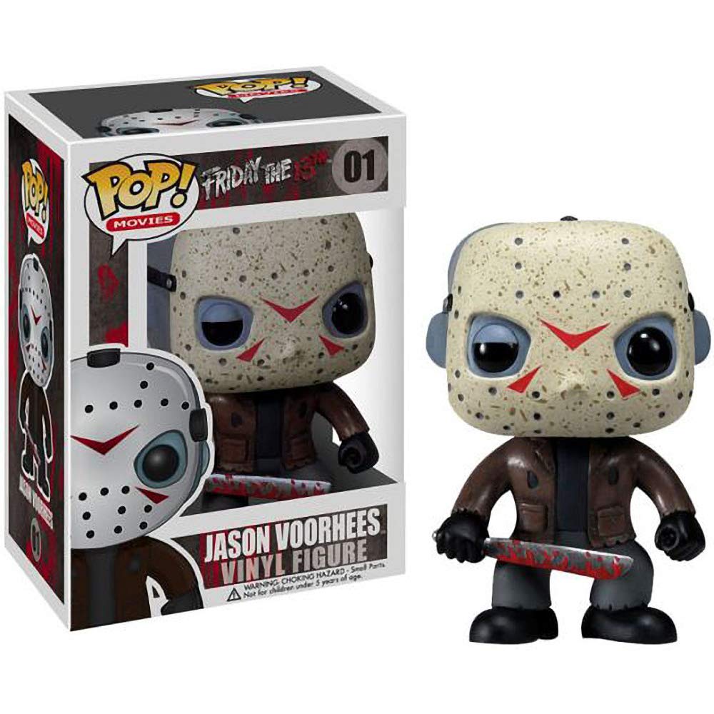 Jason Voorhees Funko Pop! Movies Vinyl Figure with Graphic Protector - Horror Movie Collectible for Display & Protection (001-02292-B) | Perfect for Horror Fans, Shelf Displays & Pop Culture Collections
