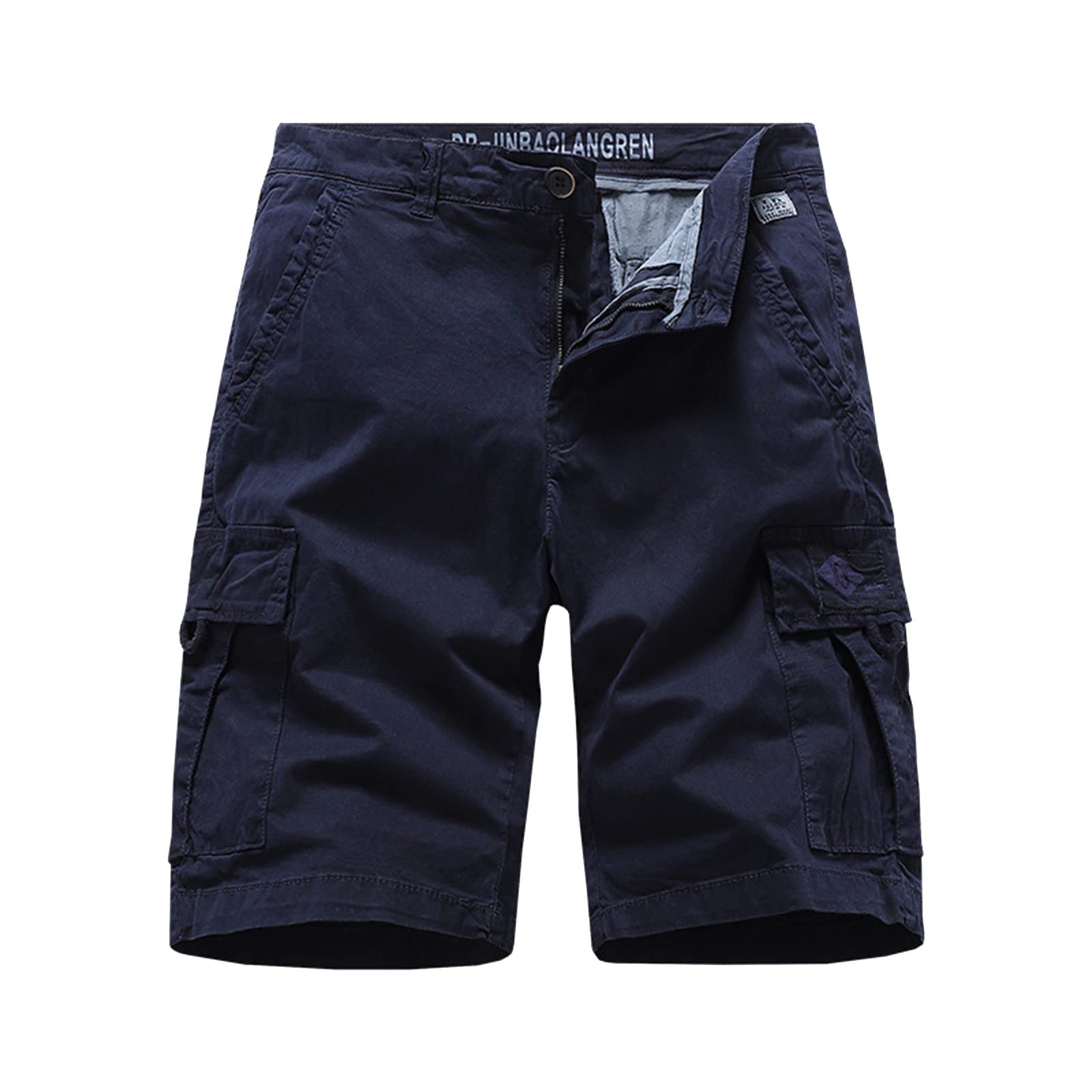 Men's Casual Summer Jean Shorts - Loose Fit Cotton Overalls with Multiple Pockets | Beach, Outdoor & Vacation Wear for Men