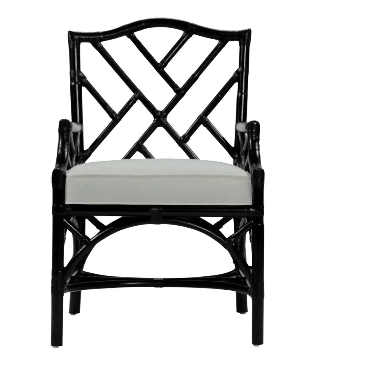 Chippendale Upholstered Armchair - Elegant Wingback Dining Chair with Carved Wood Legs | Perfect for Living Room, Dining Room & Home Office Decor