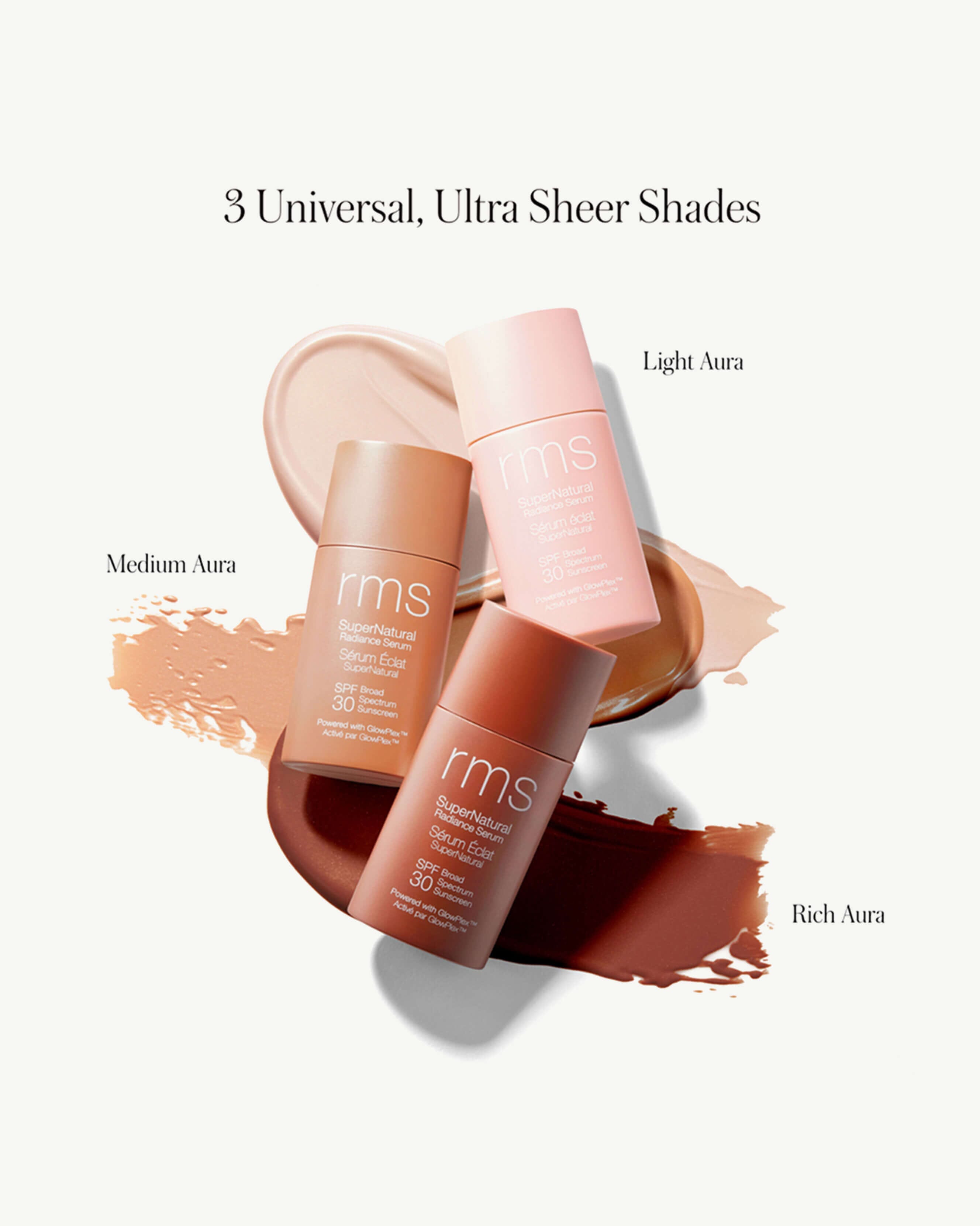 SuperNatural Radiance Serum with Broad Spectrum SPF 30 Sunscreen - Daily Face Moisturizer & Anti-Aging Protection for Glowing Skin | Perfect for Outdoor Activities, Work & Travel