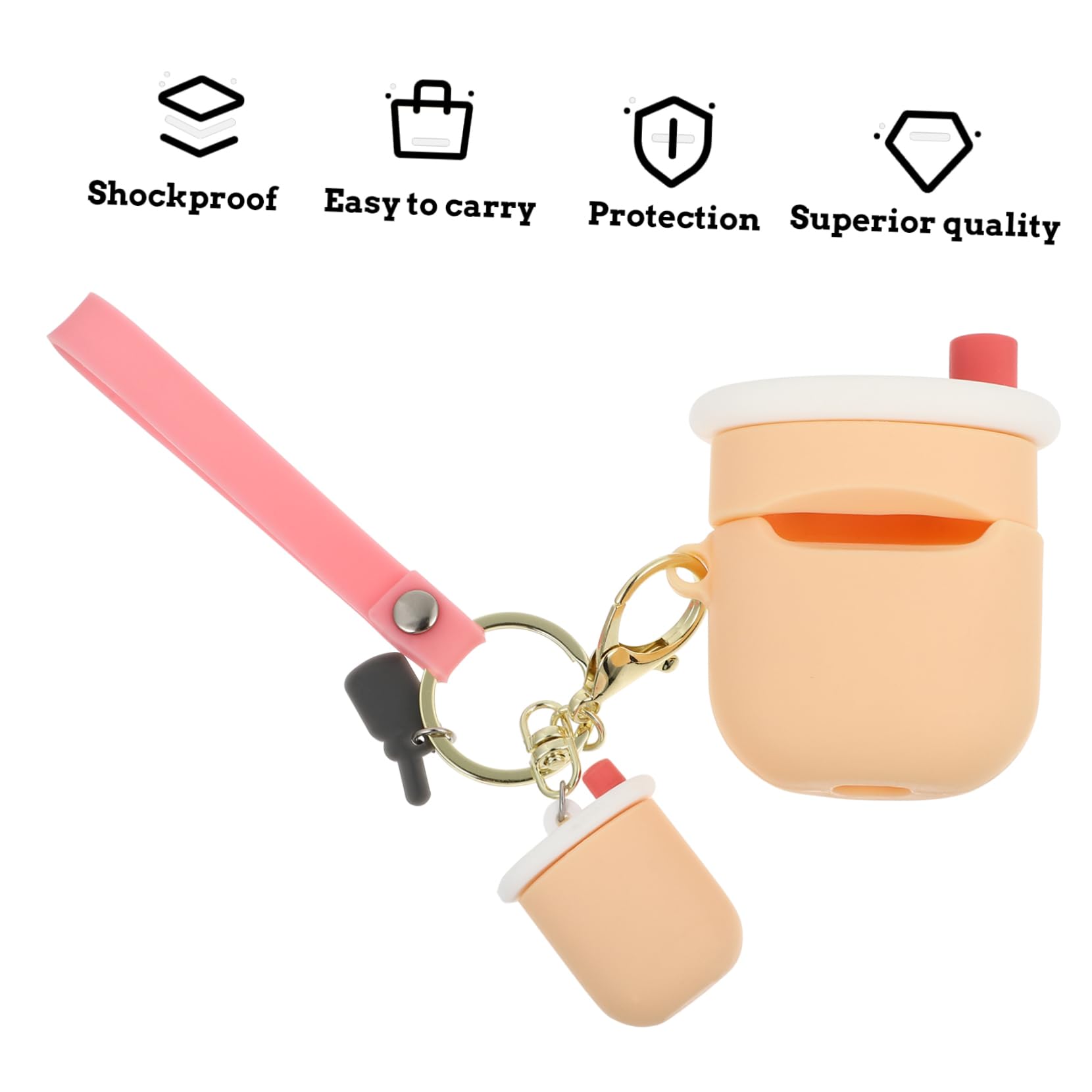 Mikikit Kids Headphone Case - Portable Earphone Shell for Running, School, Travel | Protective Storage for Children's Headphones, Pencil Box, Daily Use