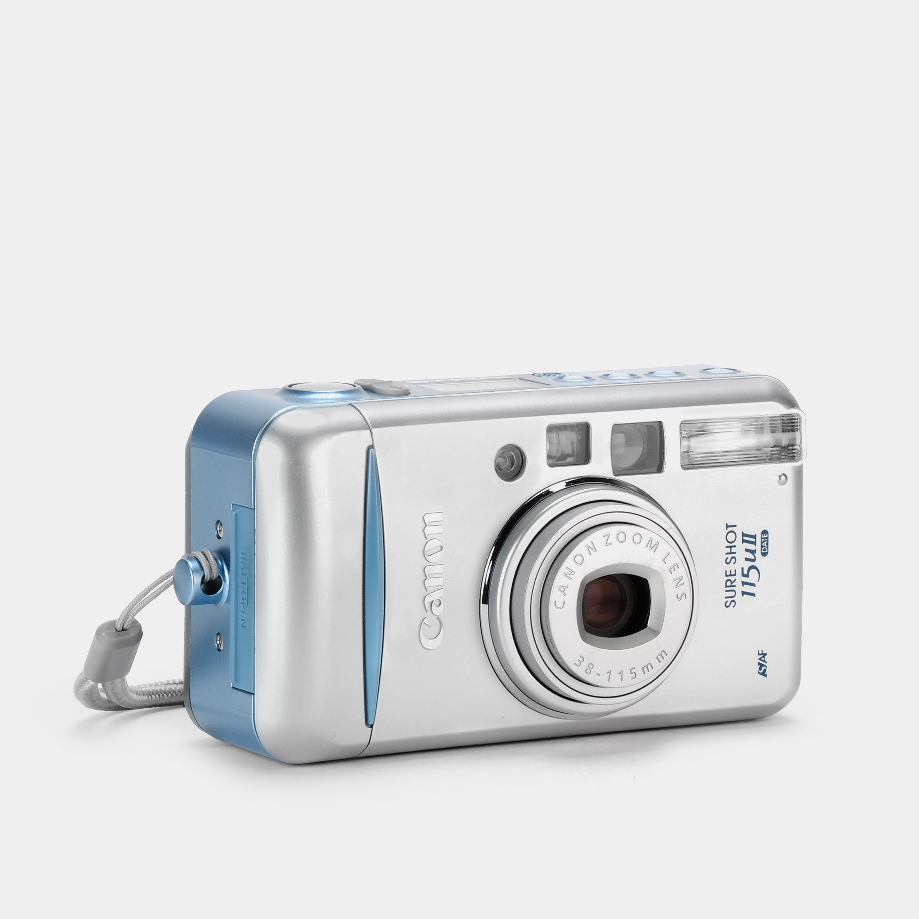 Canon Sure Shot 115uII Date 35mm Point and Shoot Film Camera with Flash - Vintage Compact Camera for Travel, Street Photography & Everyday Use
