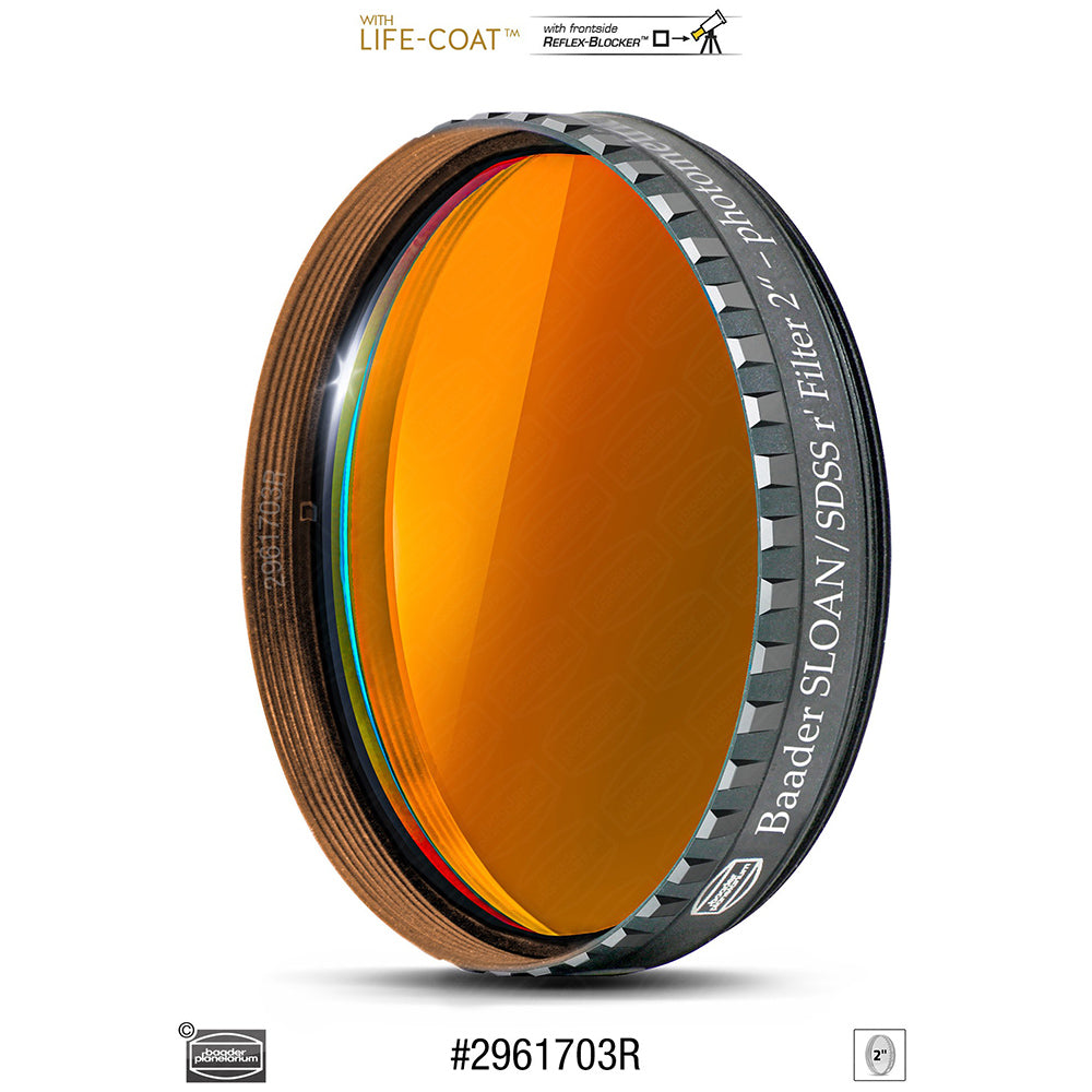 BAADER SLOAN/SDSS R' Photometric Filter for Astronomical Imaging & Spectroscopy - Ideal for Telescope Observations & Research