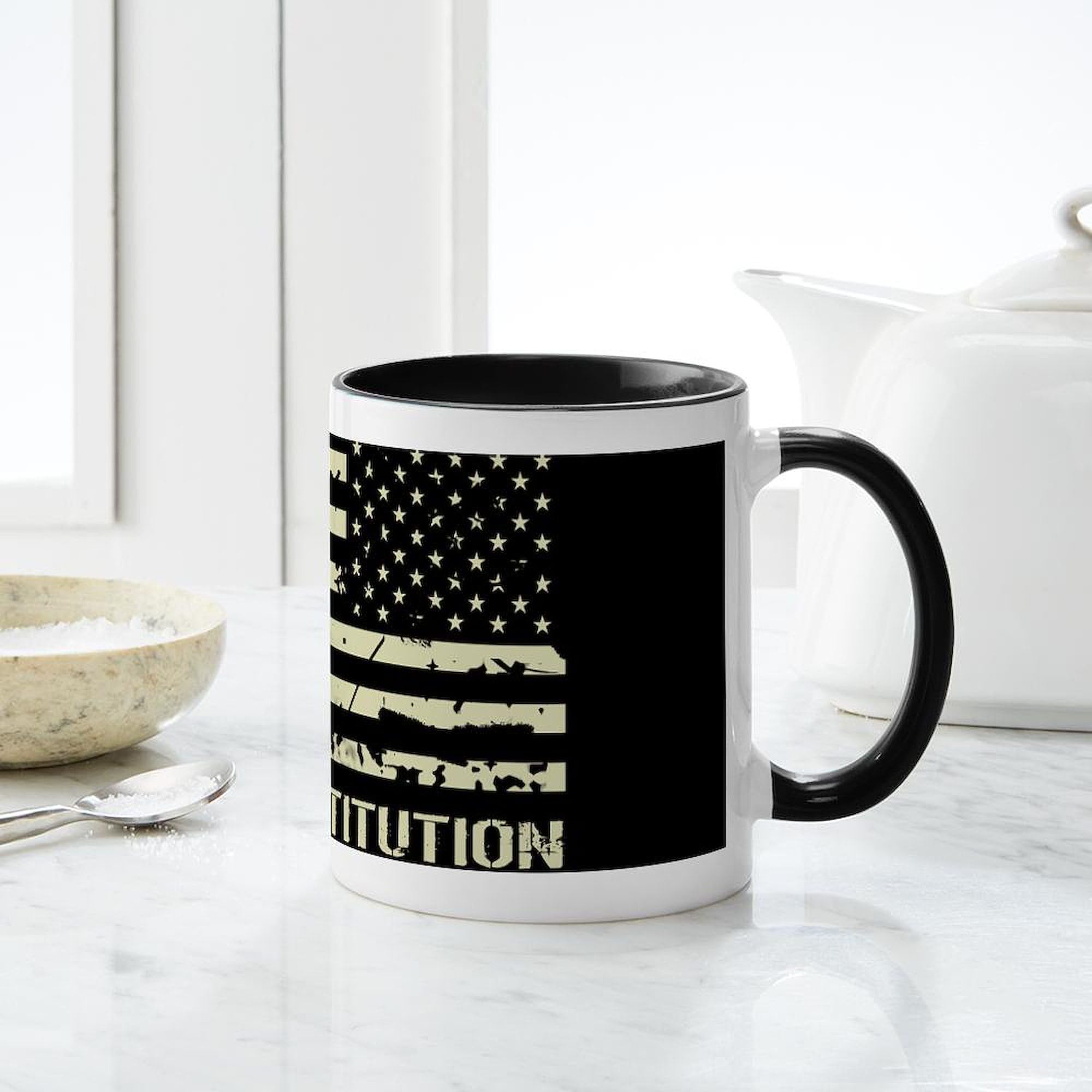 USS Constitution 11 oz Ceramic Coffee Mug - Navy Themed Collectible Cup for Home, Office & Gifts | Perfect for Coffee, Tea & Hot Drinks