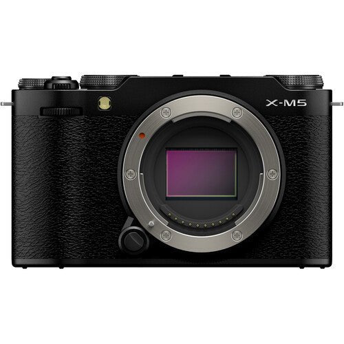 FUJIFILM X-M5 Mirrorless Digital Camera (Black) - 24.3MP APS-C Sensor, 4K Video, Compact & Lightweight for Travel, Vlogging & Street Photography