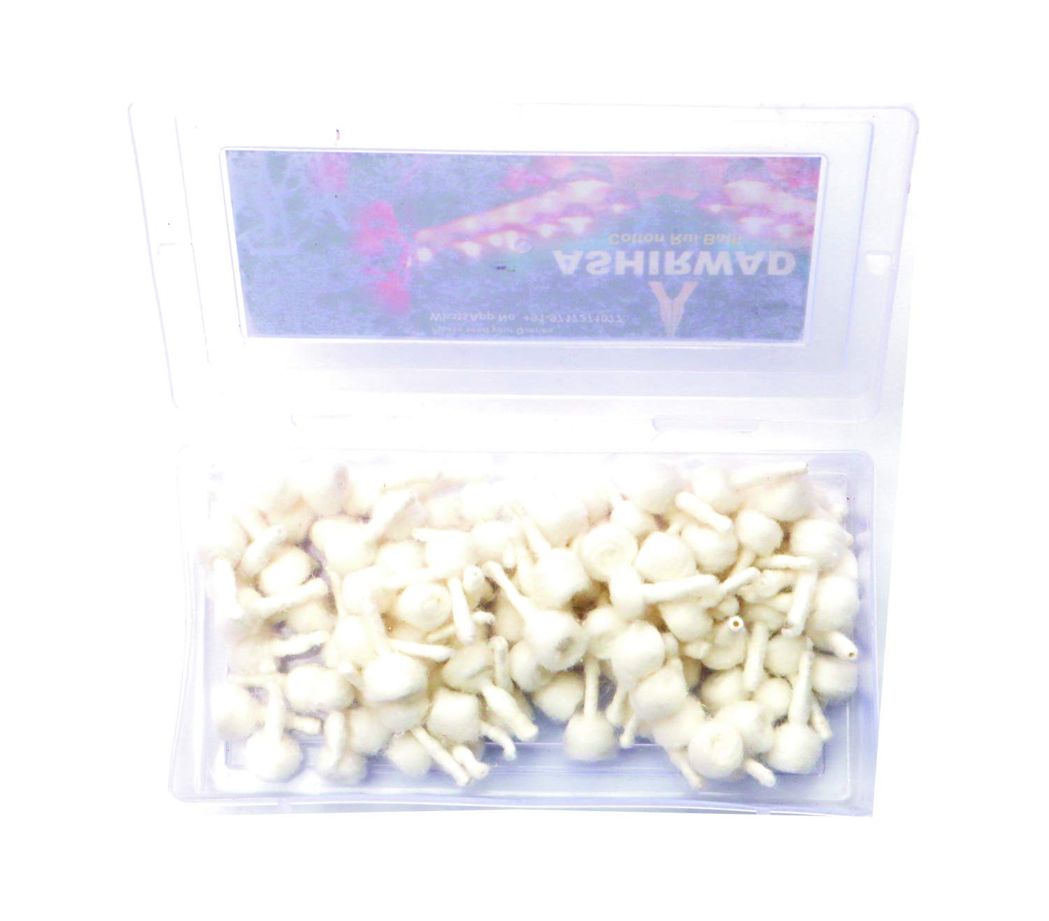 ASHIRWAD 100% Cotton Puja Wicks for Diya - Long & Short Batti for Diwali, Clay Earthen & Brass Lamps (Pack of 100) - Perfect for Hindu Rituals, Puja Ceremonies & Festival Decorations