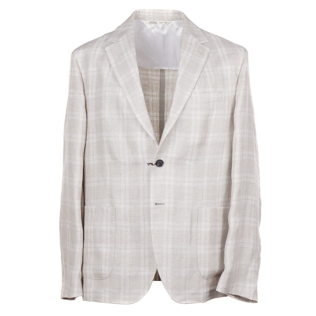 Maurizio Baldassari Soft Woven Linen Jacket for Men - Lightweight & Breathable Summer Blazer for Casual Wear & Outdoor Activities