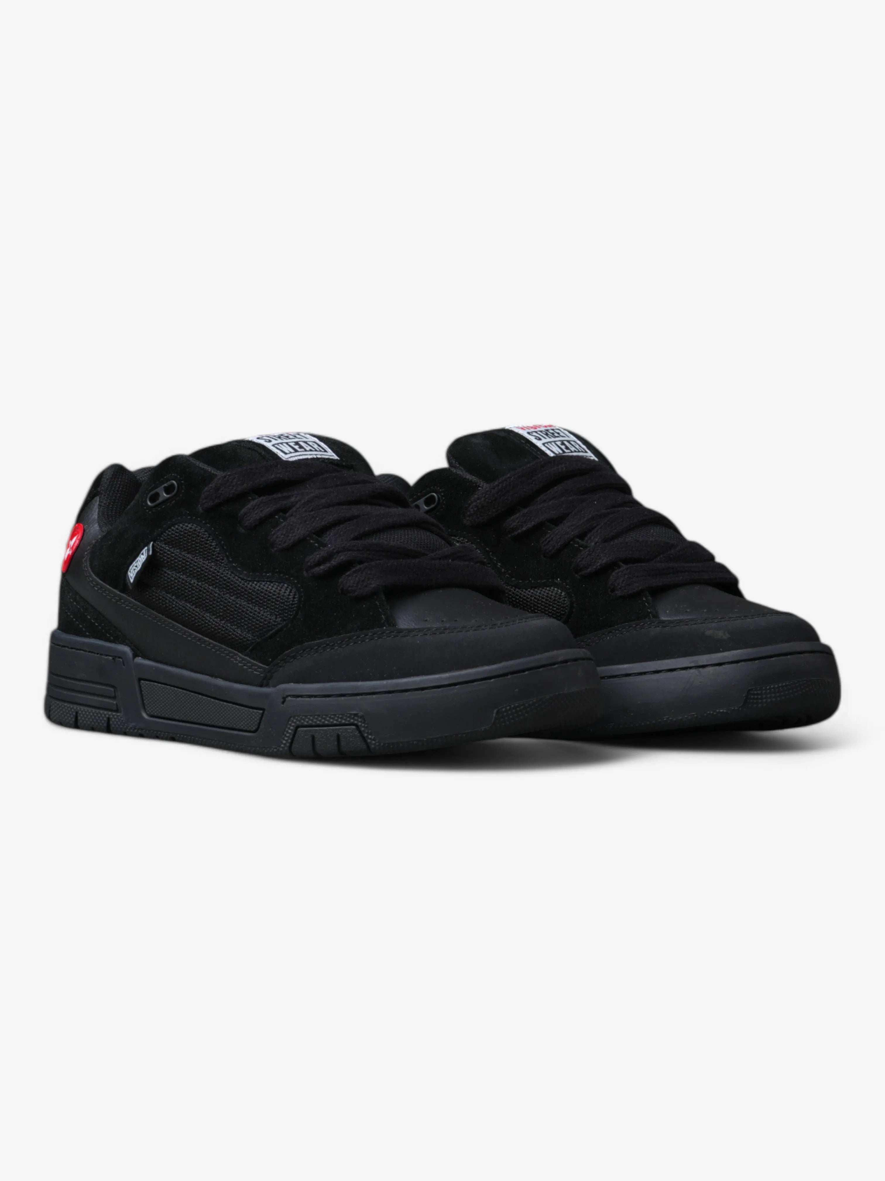 Vision Street Wear Saavy Black Skate Shoes - Men's High-Top Sneakers for Skateboarding & Street Style Fashion