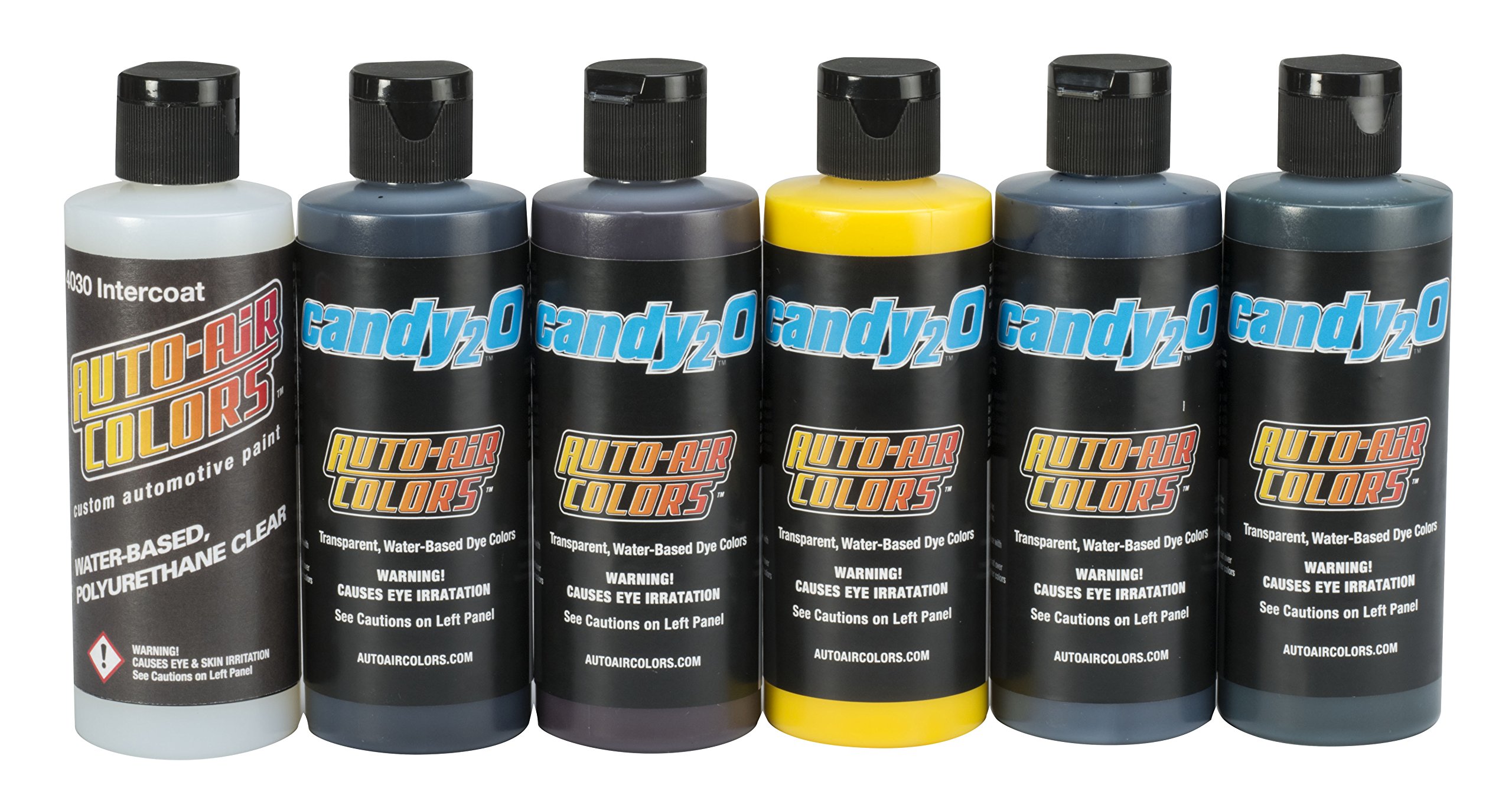 Auto Air Colors Candy2o Cool Set - Premium Airbrush Paint Kit for Automotive & Hobby Art - Perfect for Car Customization, Model Painting & DIY Projects