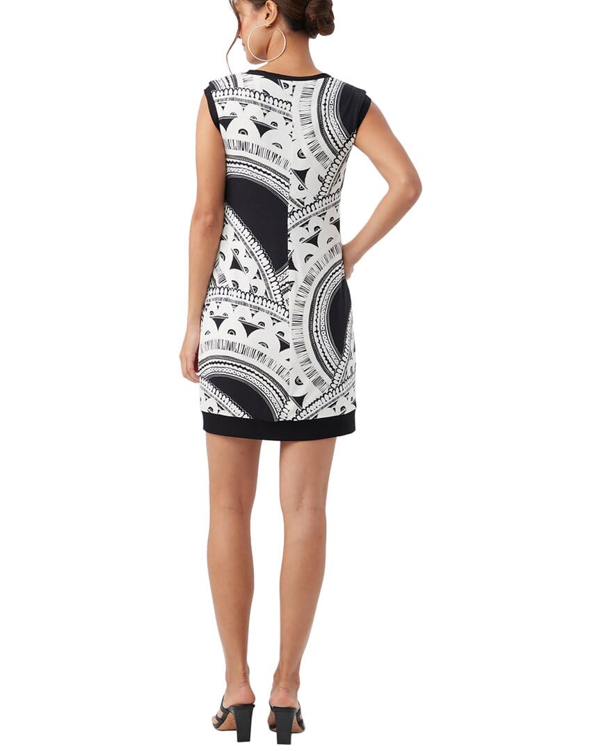 Trina Turk Women's Printed Jersey Tank Dress - Lightweight Summer Dress for Casual Wear, Beach Cover Up & Vacation Outfits