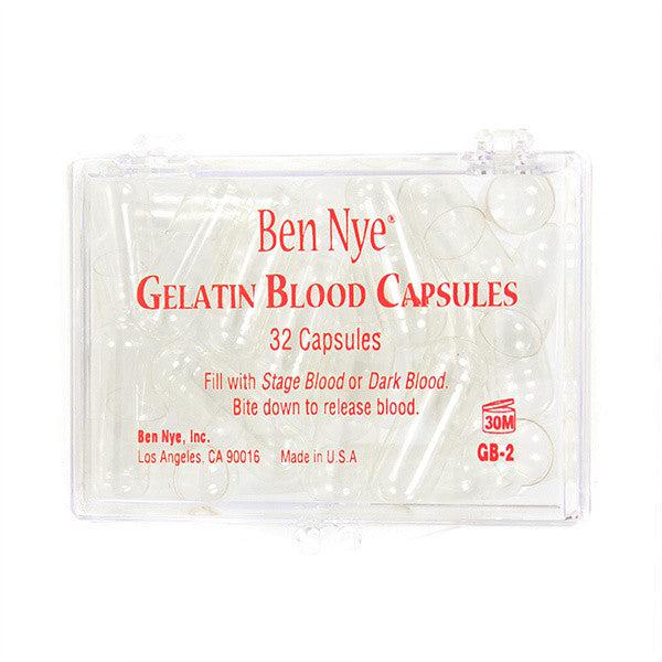 Ben Nye Empty Gelatin Blood Capsules for Special FX Makeup - Perfect for Halloween, Theater, and Film Effects