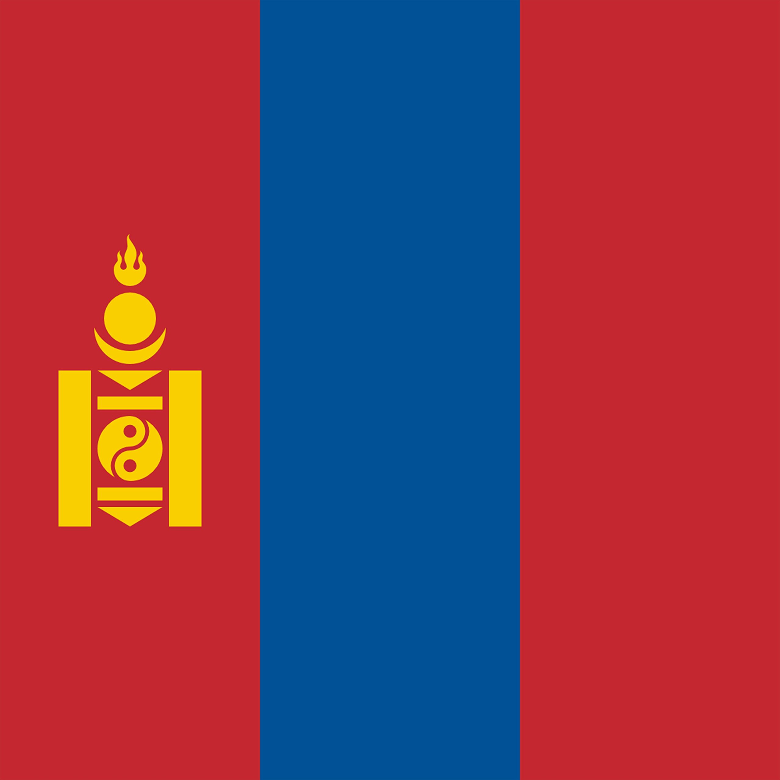 Mongolia Country Flag Vinyl Sticker - Waterproof Decal for Laptop, Car, Phone, Notebook - Patriotic Mongolian National Symbol for Travel Fans & Collectors